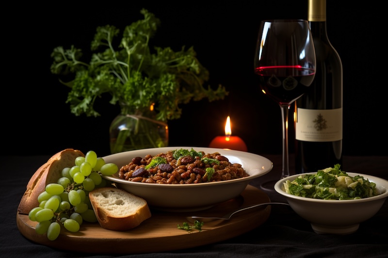 Vin och cilli con carne